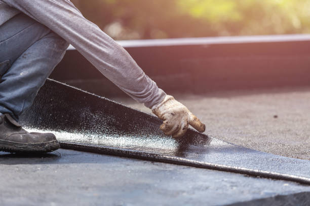 Professional Basement Waterproofing technician working in Sugar Grove, OH